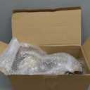 Tigeen 4 Pcs 6 Large Neutral Christmas Ball Ornaments Extra Large Velvet Vintage Rustic Brown Hanging Ornaments 150mm Glitter Earth Tone Winter Balls for Farmhouse Xmas Tree Home Decor(Vintage Style)