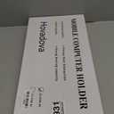 Adjustable Mobile CPU Stand, Ventilated Computer Tower Stand with 4 Caster Wheels Fits Most PC Tower, Under Desk CPU Holder PC Floor Cart Computer Riser for Gamers and Students (Large Black)