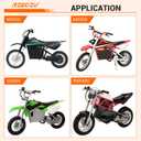 65 Tooth Sprocket 54mm Bore with 35 Chain 108 Links Drive Chain Upgrade Kit Replacement for Razor MX650 MX500 SX500 RSF650 Electric Dirt Bike Dirt Rocket with MY1020 Motor Accessories Parts