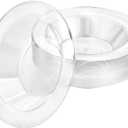 Lillian Tablesettings Premium Quality Heavyweight Plastic Bowls China Like. Wedding and Party Dinnerware Plastic Bowls 14 oz. Clear-Value Pack 30 Count