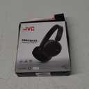 JVC Deep Bass Wireless Headphones, Bluetooth 5.2, Built-in EQ (Bass/Clear/Normal), Multi-Point Connection, Voice Assistant Compatible, 35 Hour Battery Life - HAS36WB (Black)