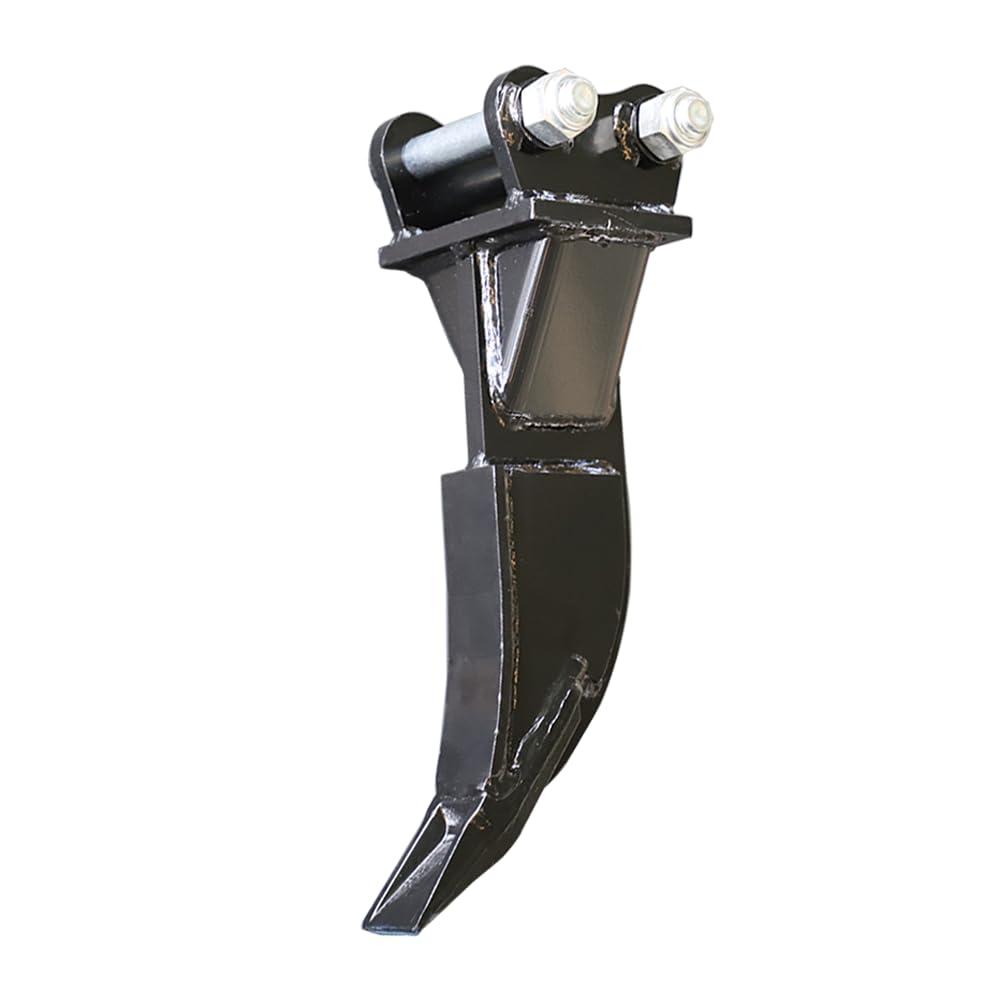 Mini Excavator Ripper with Pin, Suitable for 1-1.5 Ton Small Excavator, Single Hook Backhoe Bucket, Suitable for Trenching, Root Grubbing and Rock Breaking