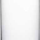 WGV Cylinder Vase, Width 6", Height 16", Clear Glass Container Terrarium Candle Holder for Wedding Centerpiece, Party Event, Home Office Decor, 1 Piece
