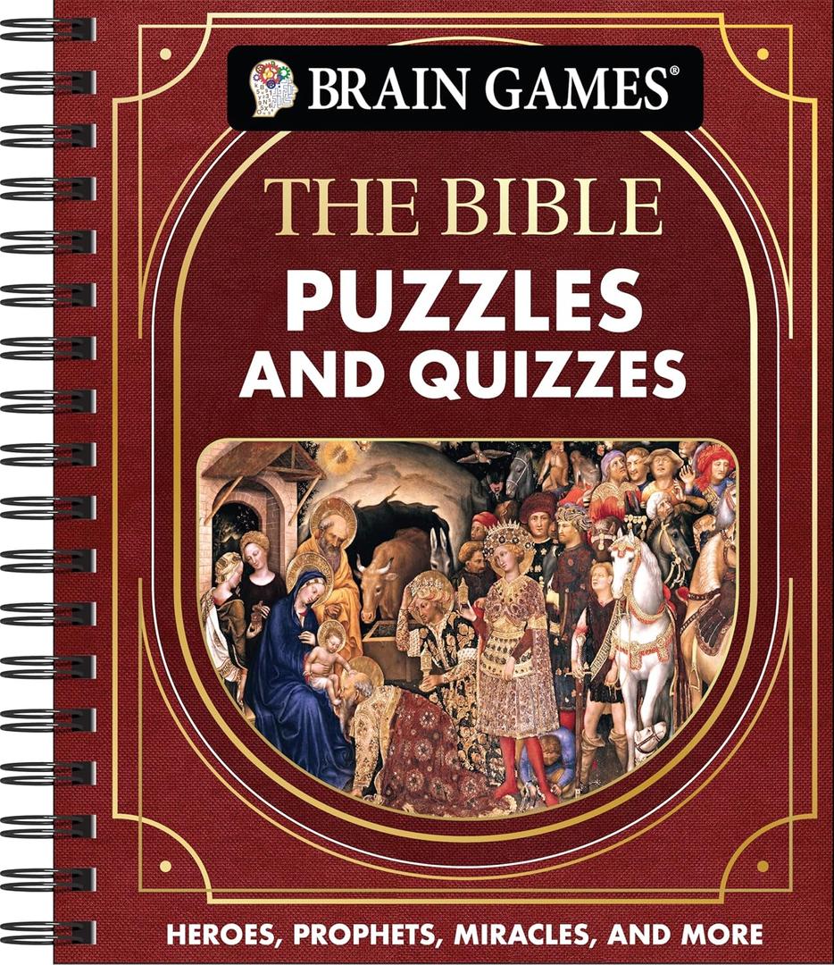 Brain Games - Puzzles and Quizzes: The Bible: Heroes, Prophets, Miracles, and More