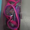 Kids Goggles for Swimming 2 Pack No Leaking Anti-Fog Outer Eye Fit with Wide View UV Protection Crystal Clear Watertight Swim Goggles with nose cover Suitable for Children Youth Boys Girls Age 3 to 14