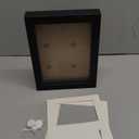 5x7 Shadow Box Picture Frame Display Case with Soft Linen Back-Thickened Panel,Small Mini Black Deep Shadow Box Frame 5x7 for Insect Medal Display Pet Photo Memorial Flower Craft