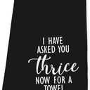 Funny Towels Gifts, Fold in The Cheese Simple Towels for Kitchen Bathroom Decor (16x24 inches)