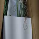 6FT Artificial Palm Tree, Tall Faux Palm Tree Indoor with Fake Plants Tall, Artificial Plants with Lifelike Leaves for Home Office Decor (White)