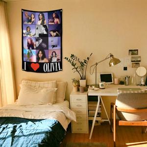 Generic Olivia Music Flags 2X3 Feet Rodrigo Funny Flag with 4 Brass Grommets for Bedroom Bar Living Room College Dorm Girl Bedroom Yard Decor. 300 posters
