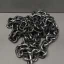 Zcaukya 2 Pcs Halloween Plastic Chain, 6 FT Halloween Props Fake Chains, Plastic Chain Links Creepy Costumes Accessories Haunted House Decor