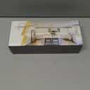 Amerdeco 10 Pack Brushed Brass Cabinet Pulls 6.3 Inch(160mm) Hole Center Gold Kitchen Cabinet Handles Cabinet Hardware for Bathroom Drawer Pulls ZH001