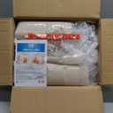 Treestone Play Tent for Kids, 2 in 1 Toddler Tent with Padded Mat and Light, Large Playhouse for Kids Indoor & Outdoor, 2 Doors and 4 Windows, 51" x 39" x 53", Toy Gift for Boys and Girls (Brown)