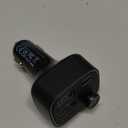 Syncwire Bluetooth 5.4 FM Transmitter Car Adapter 48W (PD 36W & 12W) [Light Switch] [HiFi Bass Sound] [Fast Charging] Wireless Radio Music Adapter LED Display Hands-Free Calling Support USB Drive (Black)