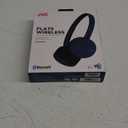 JVC HA-S23W Wireless Headphones - On Ear Bluetooth Headphones, Foldable Flat Design, 17-Hour Long Battery Life (Blue)