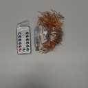 Fairy Lights Plug in, 16.4Ft 200 LED USB Firecracker Twinkle Lights with Remote and Timer, Silver Wire Cluster String Light for Bedroom Indoor Wreath Party Wedding Christmas Decoration, Warm White