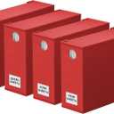 SpaceAid 4 Pack Bed Sheet Organizers and Storage, Foldable Sheet Organizer for Linen Closet, Sheets Set Folder Keeper with Window XL (Queen & King Size) Bedding Container (Red, 4 Pack)