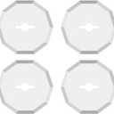 Xezacoi Cordless Electric Scissors Replacement Blades  4-Pack High-Carbon Stainless Steel Blades for Fabric, Carpet, Cardboard & Leather  Compatible with 4V Rechargeable Cutter, Sharp & Durable