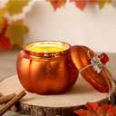 Pumpkin Shaped Candle,Pumpkin Spice Scented Candles,Fall Candles Gifts,8oz