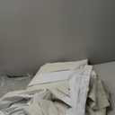 Natural Pinch Pleated 100% Blackout Linen Curtains for Bedroom, Room Darkening Light Blocking Window Curtains 84 inches Long for Living Room, Black Out Pleat Drapes with Pin Hooks, 2 Panels