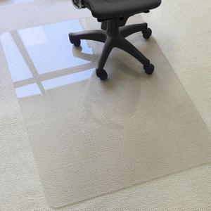 Kuyal 1/5" Thick Office Chair Mat, 40" x48" Heavy Duty Hard Computer Chair Mat, Under Desk Protector Carpeted Floors Mats, Easy Chair Movement, Can be Used on Carpet or Hard Floor, Ship Flat