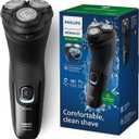 Philips Norelco Shaver 2400 Series, Wet and Dry Electric Shaver, Pop-up Trimmer, P-Cap, Deep Black, Model X3001/90