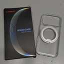 TORRAS 360 Magnetic Stand for iPhone 17 Pro Case, [Fit for MagSafe] [Rotatable Ring Kickstand] [4X Mil-Grade Shockproof] Slim Phone Cover, Camera Button, Crystal Clear, Transparent, Ostand O3 Fitness