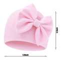 Newborn Hospital Hats Beanie Bow Infant Caps Baby Cotton Cloth Turban Toddler Rabbit Ear Hat for 0-6 Months (US, Age, 0 Months, 6 Months, Yellow+Pink+Blue+Khaki+White) (M)