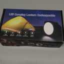 Rechargeable Camping Lights FLY2SKY 3Pcs White Tent Lights Mini Flashlight Portable LED Camping Lantern Survival Gear Camping Accessories for Hiking Backpacking Fishing Hurricane Emergency Outage