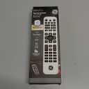 GE Rechargeable TV Remote Control, Universal Remote Control, Backlit Buttons, Samsung TV Remote Control Replacement for Smart TVs, Apple TV, Sony, Roku Replacement Remote, LG TV, 4-Device, 80984