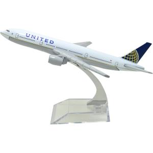 TANG DYNASTY(TM) 1:400 16cm B777 United Airlines Metal Airplane Model Plane Toy Plane Model