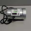 VIVOSUN 4 Inch Inline Duct Fan 100 CFM, HVAC Exhaust Ventilation Fan with Low Noise for Basements, Bathrooms, Kitchens and Attics, Silver