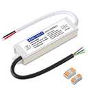 Karyoosi Waterproof IP67 LED Driver Power Supply 12V 15W 1.25A, 110V AC to 12V DC Converter, Ideal for Indoor and Outdoor, Marine, and Industrial LED Lighting Applications