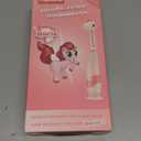 Papablic Toddler Sonic Electric Toothbrush Kids for Ages 1-3 Years, Baby Electric Toothbrush with Cute Unicorn Cover and Smart LED Timer, 4 Brush Heads (Doris)