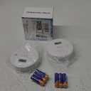 2Packs, Smoke and Carbon Monoxide Detector, LCD Digital Display, 2 in 1 Technology, Easy to Use, 85db Alarm, for Home and Kitchen