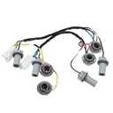 X AUTOHAUX 2 Pcs Tail Lamp Holder and Wiring Harness 92450-3Q000 for Hyundai Sonata Sedan 2.0L 2.4L 2011-2014 Rear Tail Light Lamp Wiring Harness Socket Holder and Wire On Rear W/O Bulb