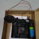 Milageto Quartz Clock Movement Mechanism, with Hands Silent Music Box Mechanism Kits Repair Tool Parts Making Long Shaft for Clock Repair Replacement, Style D