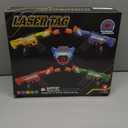 Laser Tag Guns Set of 4 Laser Tag Guns with Digital LED Score Display Vests,Gifts for Teens and Adults Boys & Girls,Adults and Family Fun,Gift for Kids Ages 8 9 10 11 12+Year Old Boy (Red Purple Green Blue)