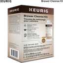 Keurig Brewer Cleanse Kit For Maintenance Includes Descaling Solution & Rinse Pods, Compatible with Keurig Classic/1.0 & 2.0 K-Cup Pod Coffee Makers, 4 Count