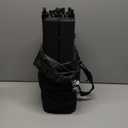 Anbte 3ft Aluminum Roll Top Camping Table, 2 Adjustable Height Camping Table Folding with Storage Net & Bag Lightweight Roll Up Table for Indoor Outdoor Backyard BBQ Patio Picnic, 32.2 x 16, Black