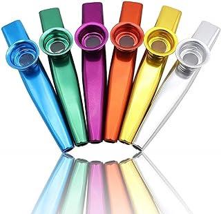 LovesTown Kazoos Musical Instruments,6 PCS Metal Kazoos Flute for Kids Gift Price Party Favor Gift Bag Fillers LovesTown Kazoos Musical Instruments,6 PCS Metal Kazoos Flute for Kids Gift Price Party Favor Gift Bag Fillers