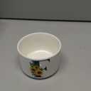 Set of 1 Custom Name Gift Succulent Pot for Outdoor Letter F with Sunflower Planters Ceramic with Drainage Holes Yellow Flower and Monogram Small Pots for Succulents