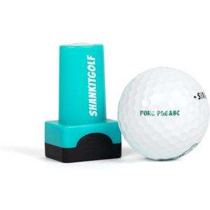 SHANKITGOLF Golf Ball Stamp, Fore, Round, Golf Ball Markers, Plastic, 1.5 inches