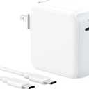 Charger for MacBook Air MacBook Pro 13 14 15 16 inch 2025 2024 2023 2022 2021 2020, M1 M2 M3 M4 Laptop 70W USB C Power Adapter, iPad, LED, 6.6FT USB-C Cable, Charging as Fast as Original Quality (White)