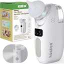 Haakaa Nasal Aspirator for Baby, 2-in-1 Electric Baby Nasal Aspirator with Sprayer  Baby Nose Sucker, Nose Sucker for Baby  5 Adjustable Suction Levels up to 65kPa, Quiet, Music & Lights