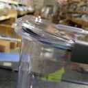 Rubbermaid Brilliance Plastic Food Storage Pantry Baking Set, 3 Containers with Lids (6 Pieces Total), BPA-Free, Clear