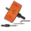 3.5 inch Hole Saw with Arbor for Metal Wood Plastic, 3-1/2 in Bimetal Hole Cutter for Different Project with Smooth and Flat Drilling Edge, Fast Chip Removal