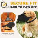 Mesh Dog Muzzle, Breathable Soft Dog Muzzle with Reflective Straps for Secure Fit, Prevents Biting, Chewing Scavenging Adjustable for Dogs,Black,XL