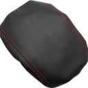 Leather Center Console Armrest Cover Replacement for Honda Civic 2022 2023 Sedan LX Sport EX Touring, Hatchback LX Sport EX-L Sport Touring Black (Gray line,Red line) (Black (Red line))