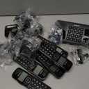 Panasonic DECT 6.0 Expandable System, Cordless Phones With Answering Machine and Call Blocking - 5 Cordless Phones 5 Handsets - KX-TGE645M (Metallic Black)