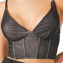 Forever 21 Women's Bustier Cropped Cami (L)